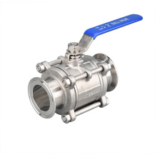 Clamp End Floating Stainless Steel Ball Valve